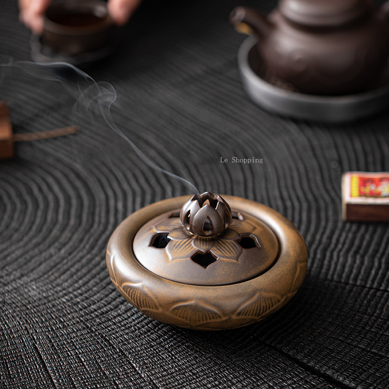Zen Candle Supplies - Antiek keramiek Lotus wierookspoelen wierookbrander/meditatie Zen