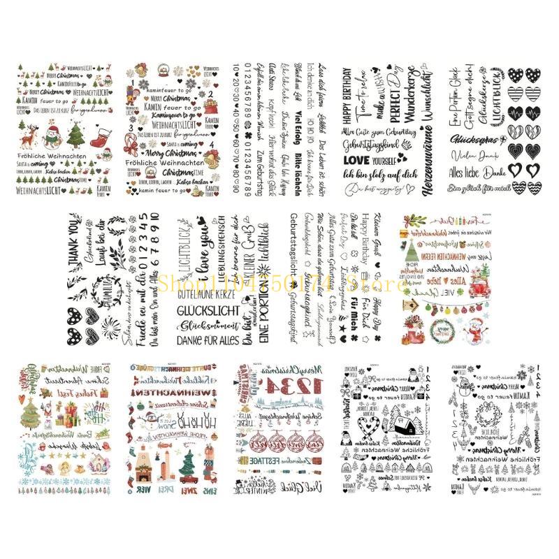 Kerstkaarsstickers voor feesta - Candle Supplies For Sale recensie en prijs