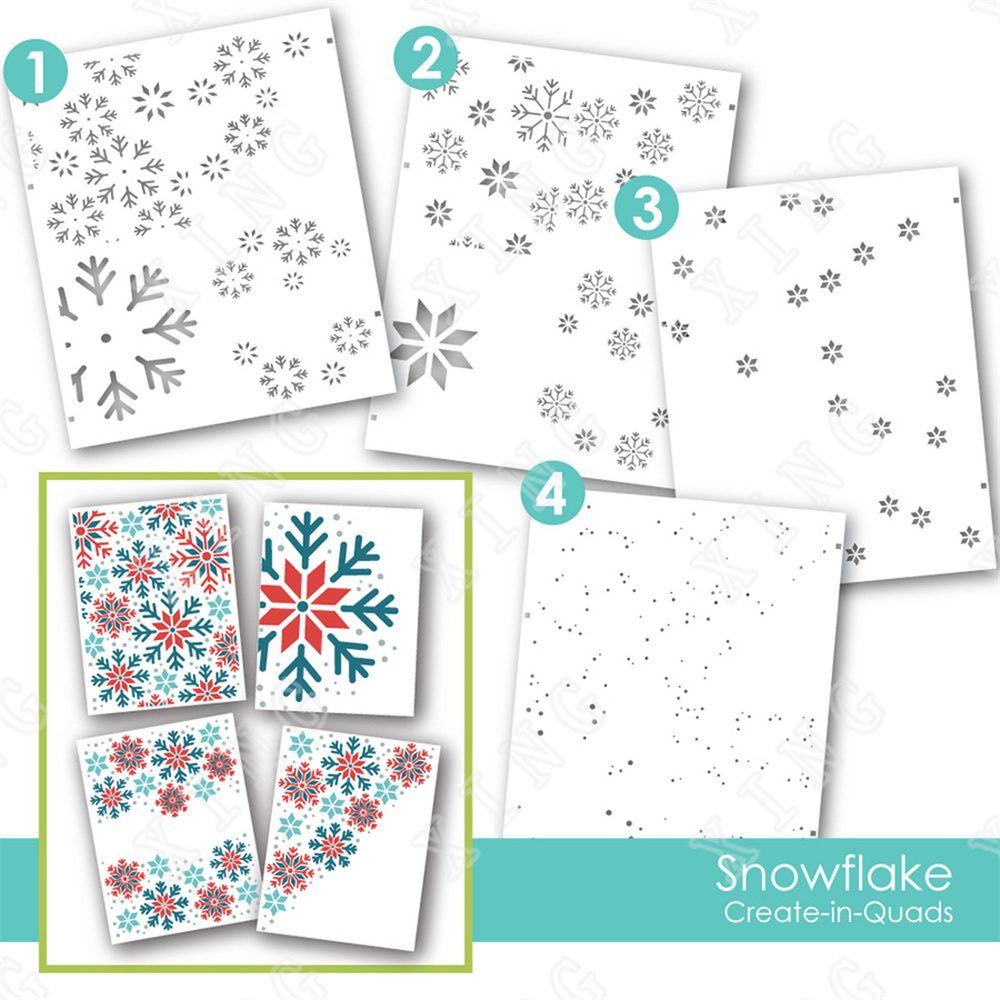 Sneeuwvlok Gelaagdheid Stencil - Candle Supplies For Sale recensie en prijs
